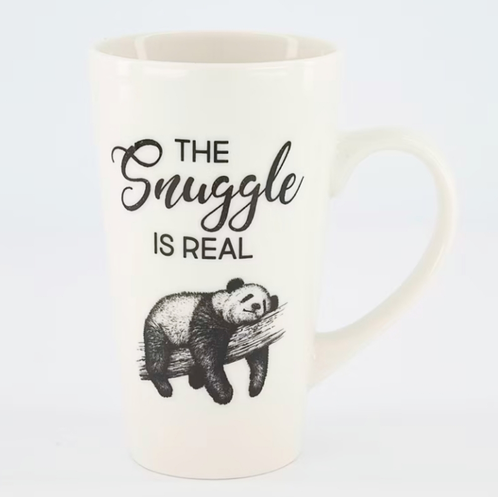 Winifred & Lily The Snuggle Is Real Panda Coffee Mug